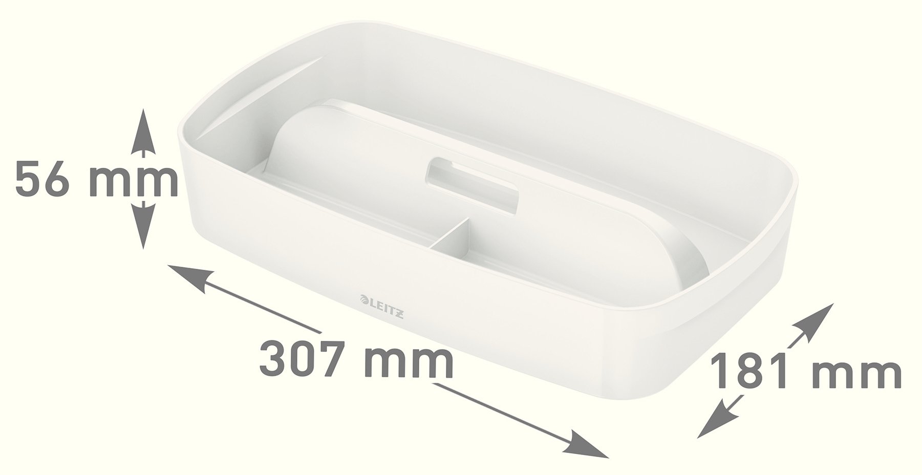 leitz-mybox-contenitore-grande-con-coperchio-e-manico-bianco image 2