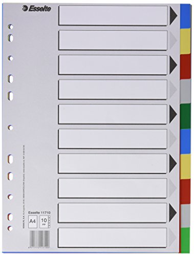 esselte-divisori-in-plastica-a4-5-posizioni-colorati image 8
