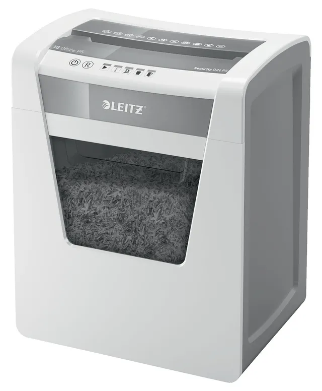 leitz-iq-office-distruggidocumenti-p5-microtaglio-10-fogli-23-l image 1