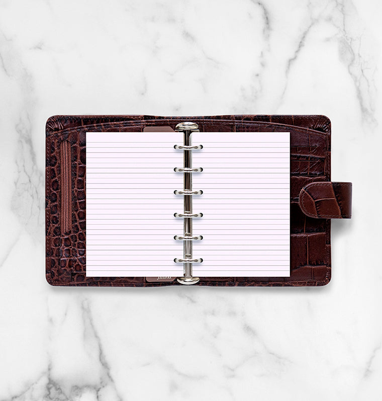 filofax-fogli-a-righe-lavanda-pocket-20-fogli image 3