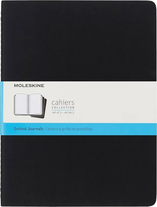moleskine-subject-cahier-journal-set-3-quaderni-puntinati-extra-large-19x25-cm-n image 1