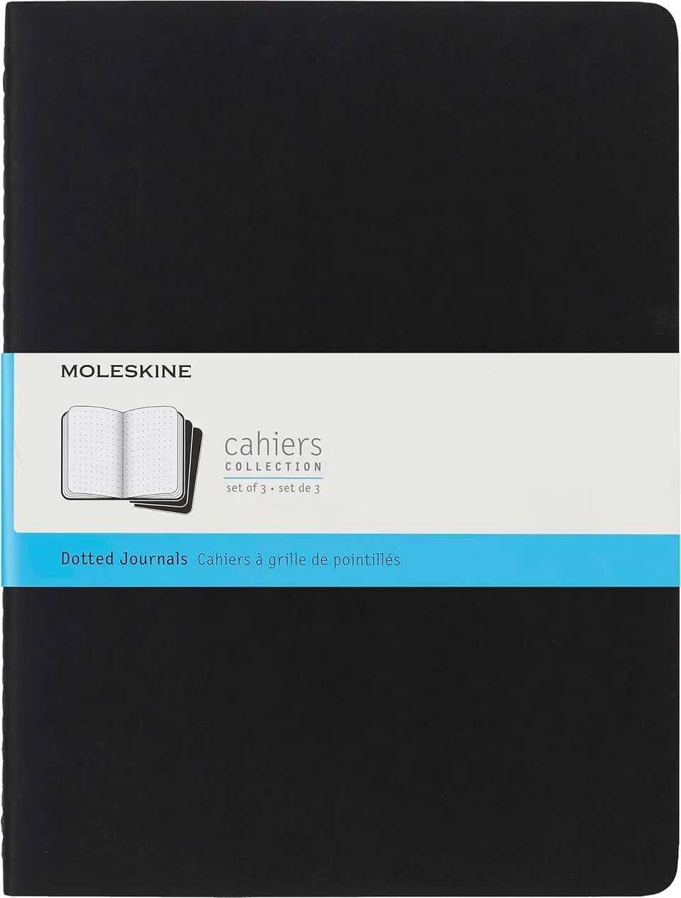 moleskine-subject-cahier-journal-set-3-quaderni-puntinati-extra-large-19x25-cm-n image 1