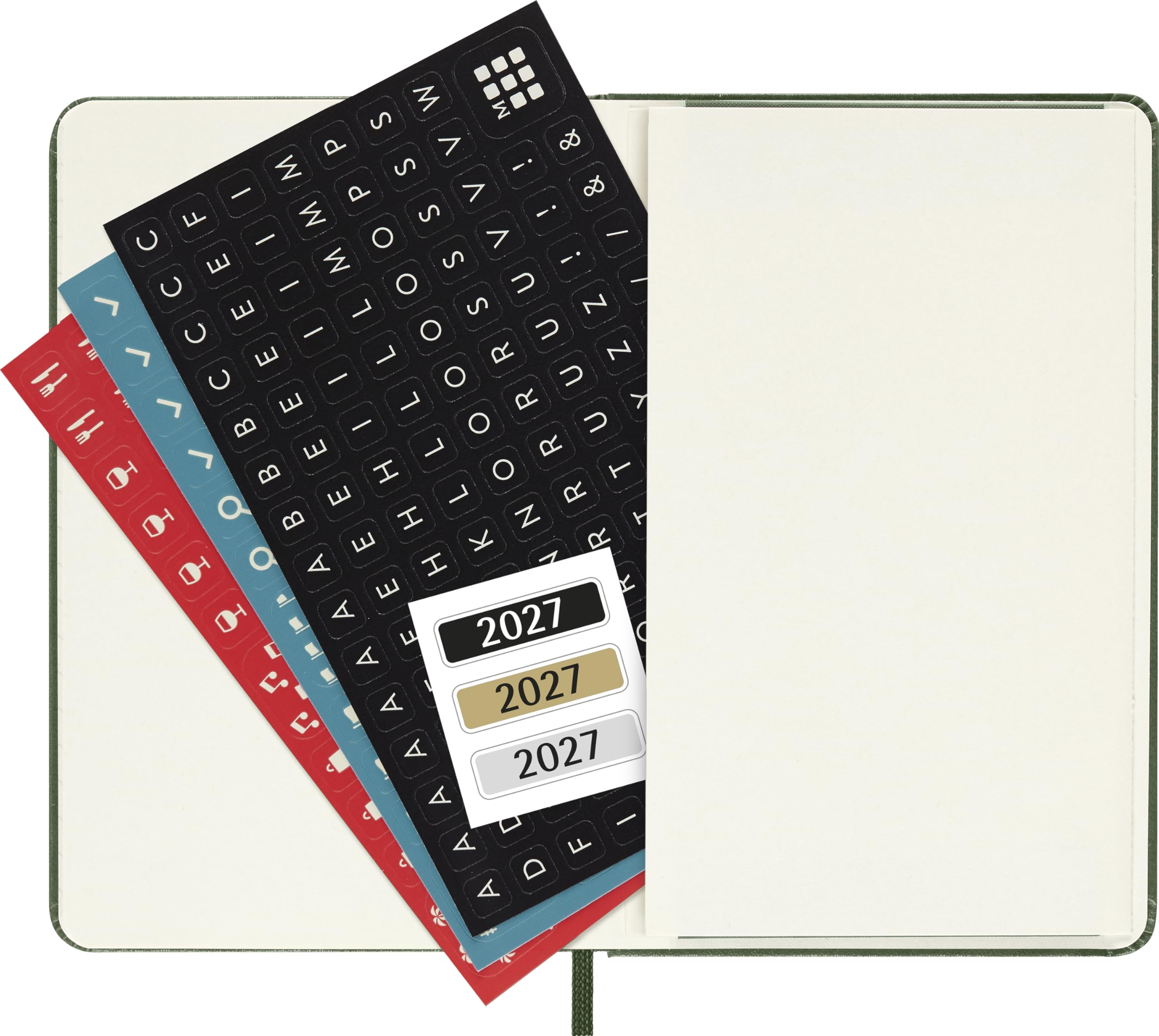 moleskine-agenda-giornaliera-2027-pocket-9x14-cm-rigida-verde-mirto image 5