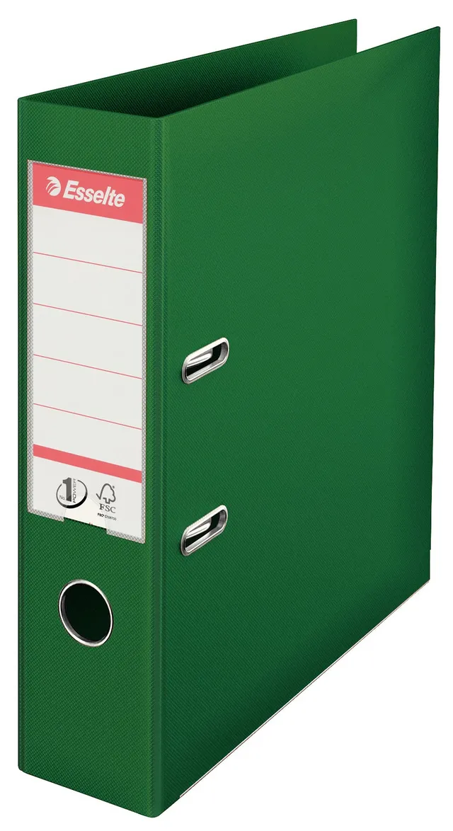 esselte-raccoglitore-a-leva-a4-811360-verde-scuro-dorso-75-mm image 1