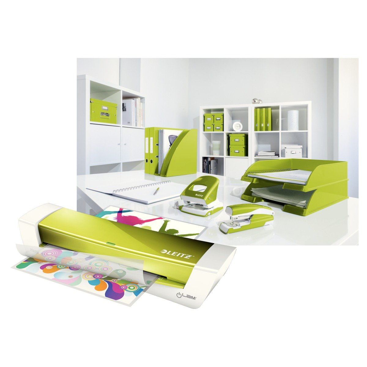leitz-plastificatrice-ilam-home-office-a4-verde-metallizzato-wow-73680064 image 3