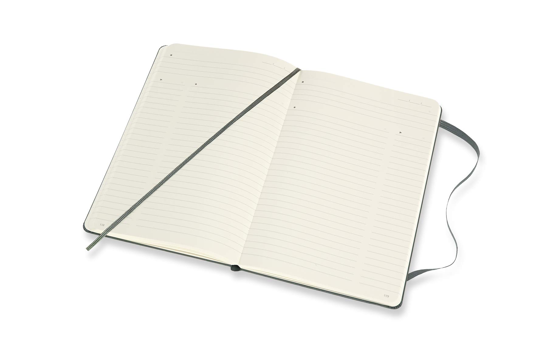 moleskine-pro-notebook-large-13x21-cm-verde-bosco-copertina-rigida image 4