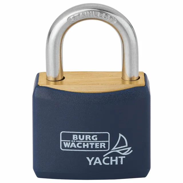 burg-w-chter-460-ni-30-lucchetto-in-ottone-blu-30mm image 1