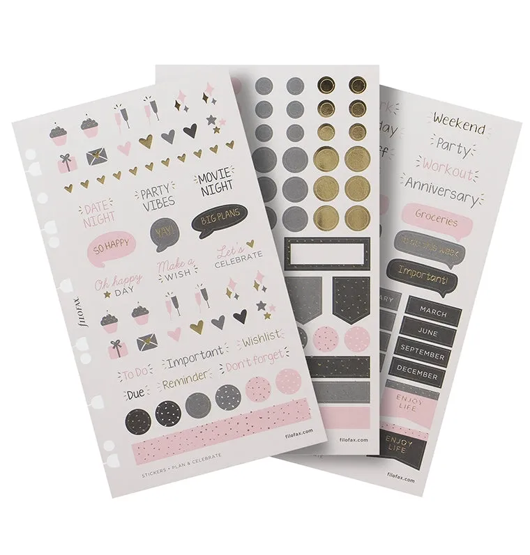 filofax-confetti-stickers-set-6-fogli-a5 image 1