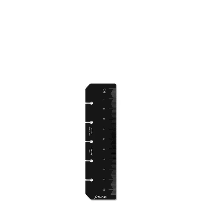 filofax-segnalibro-righello-mini-nero image 1