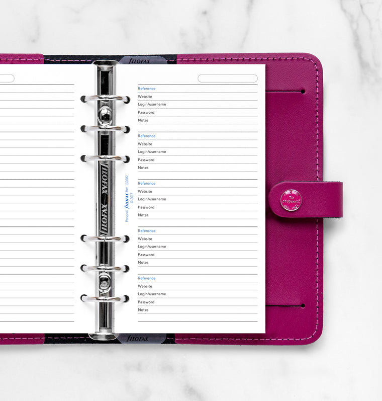 filofax-password-paper-refill-personal-ricambio-password image 2