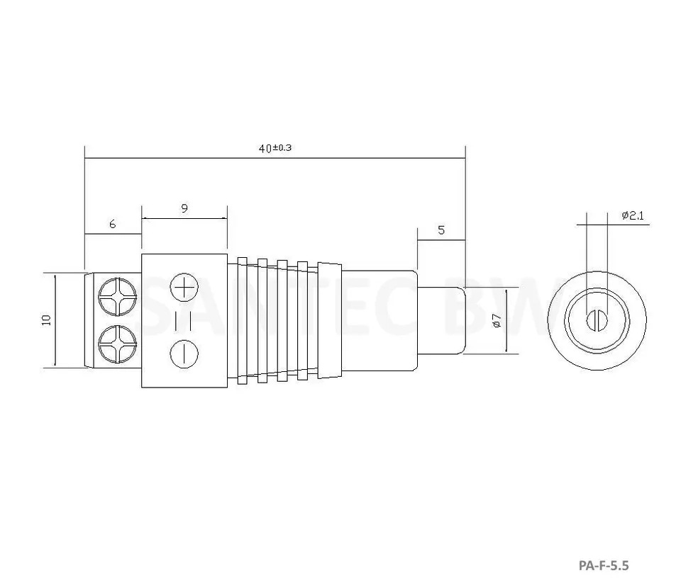 burg-w-chter-pa-f-5-5-10-adattatore-dc-presa-a-morsetto-2-pin image 1
