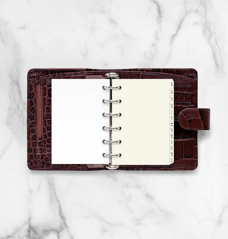 filofax-indice-a-z-2-lettere-per-linguetta-crema-pocket image 4