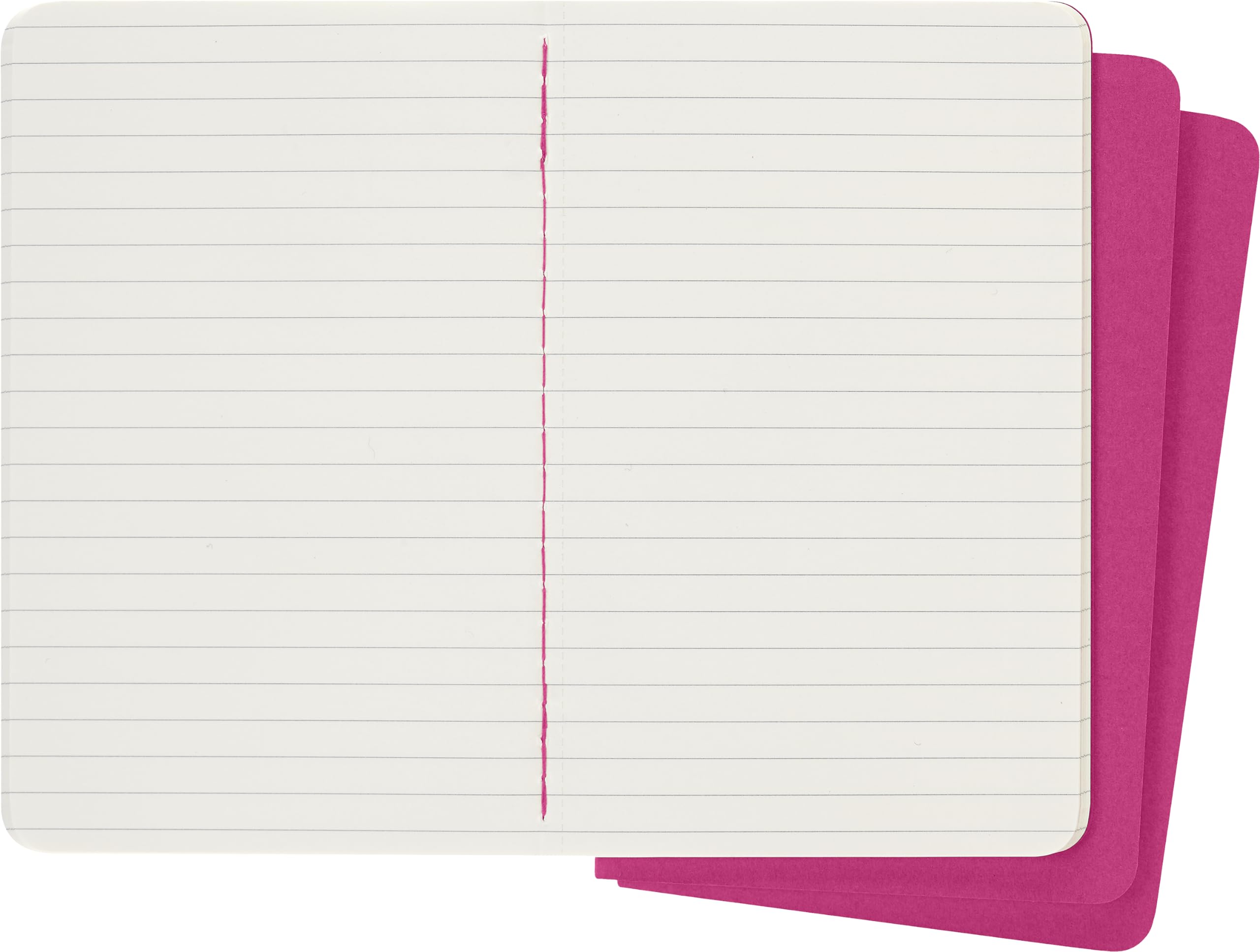 moleskine-cahier-journal-pocket-9x14-rosa-cinetico-pagine-bianche-x3 image 4