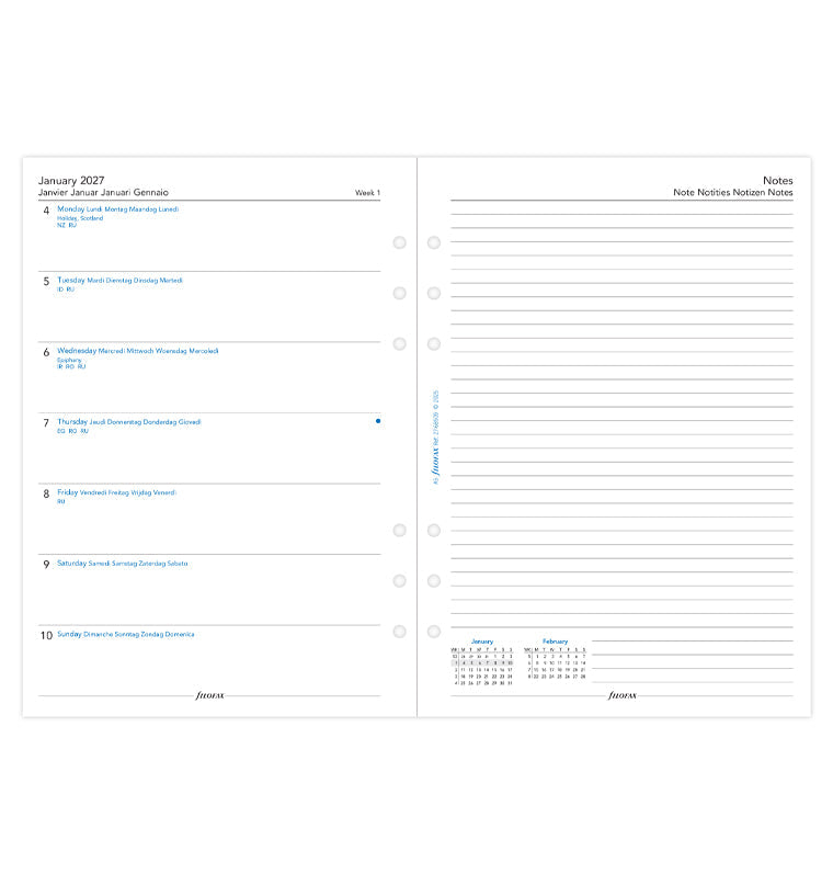 filofax-calendario-2027-a5-1-settimana-per-pagina-multilingua image 4
