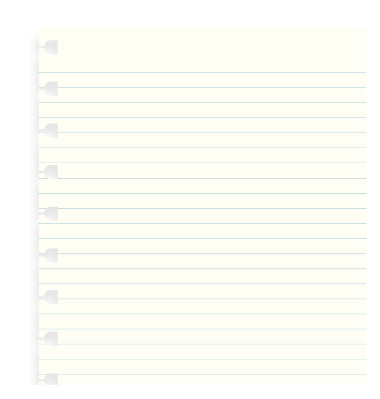filofax-notebook-refill-fogli-a-righe-a4 image 6