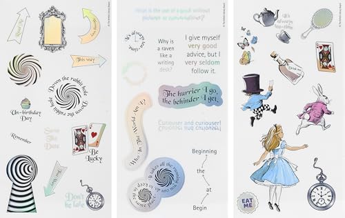 moleskine-set-adesivi-le-avventure-di-alice-nel-paese-delle-meraviglie-3-fogli-p image 4
