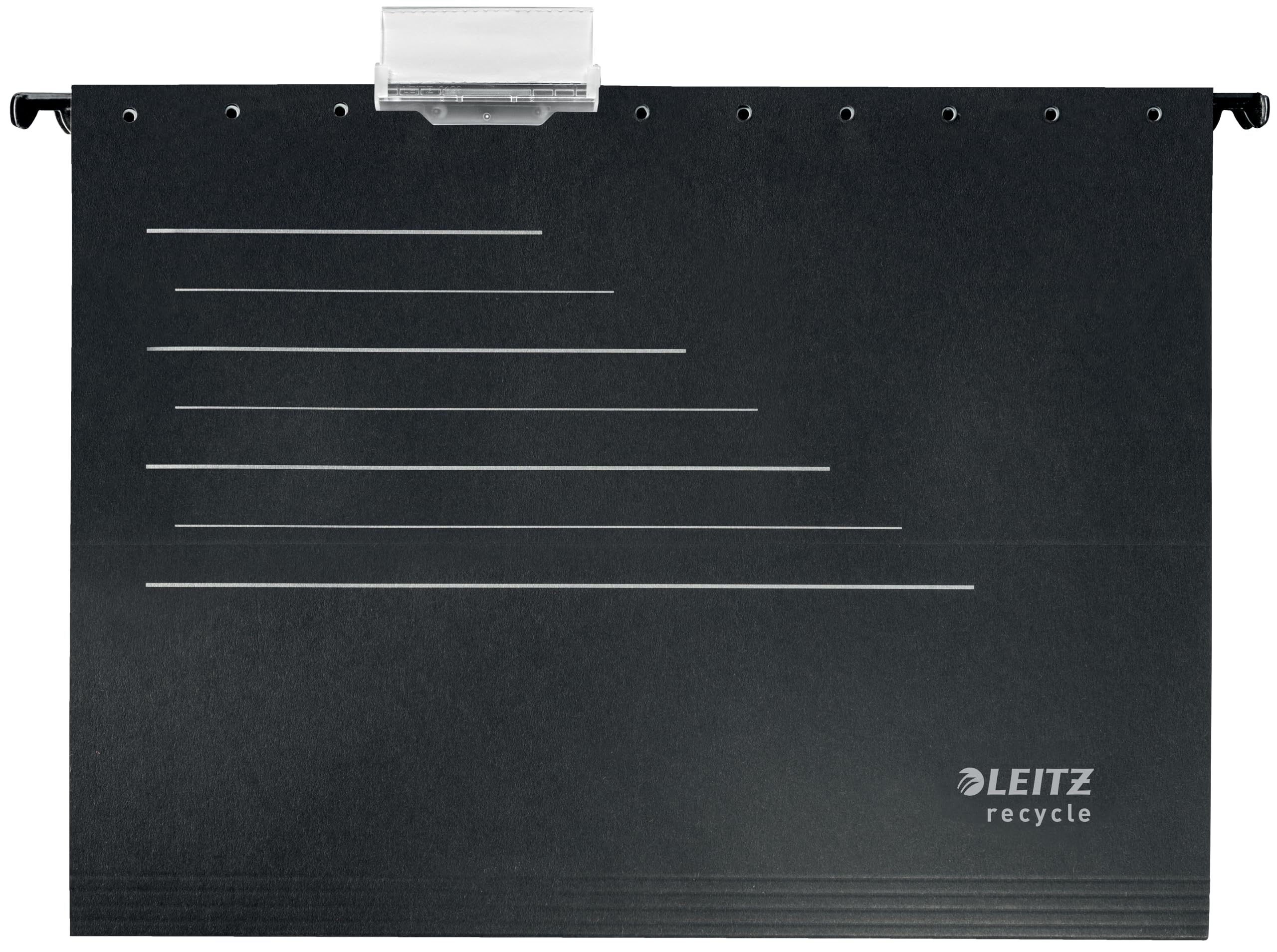 leitz-alpha-recycle-cartella-sospesa-a4-nero-grigio image 1