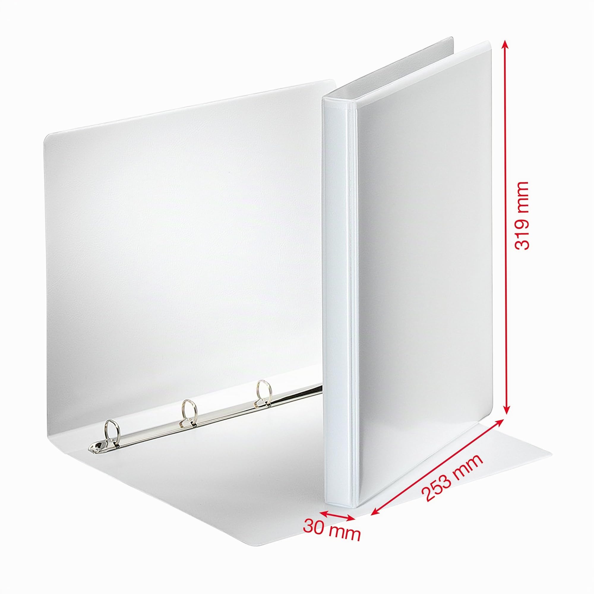 esselte-essentials-panorama-binder-4-anelli-a4-bianco-dorso-3-cm image 4