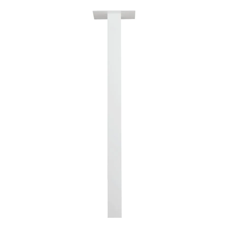 burg-w-chter-st-nder-est-1-supporto-in-acciaio-bianco-per-cassetta-postale image 1