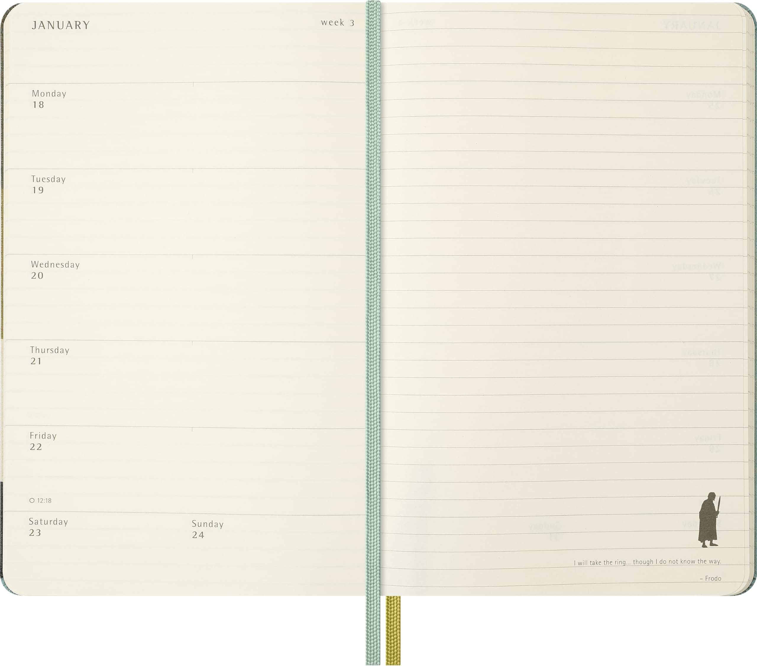 moleskine-agenda-settimanale-18-mesi-2026-27-il-signore-degli-anelli-large-13x21 image 5