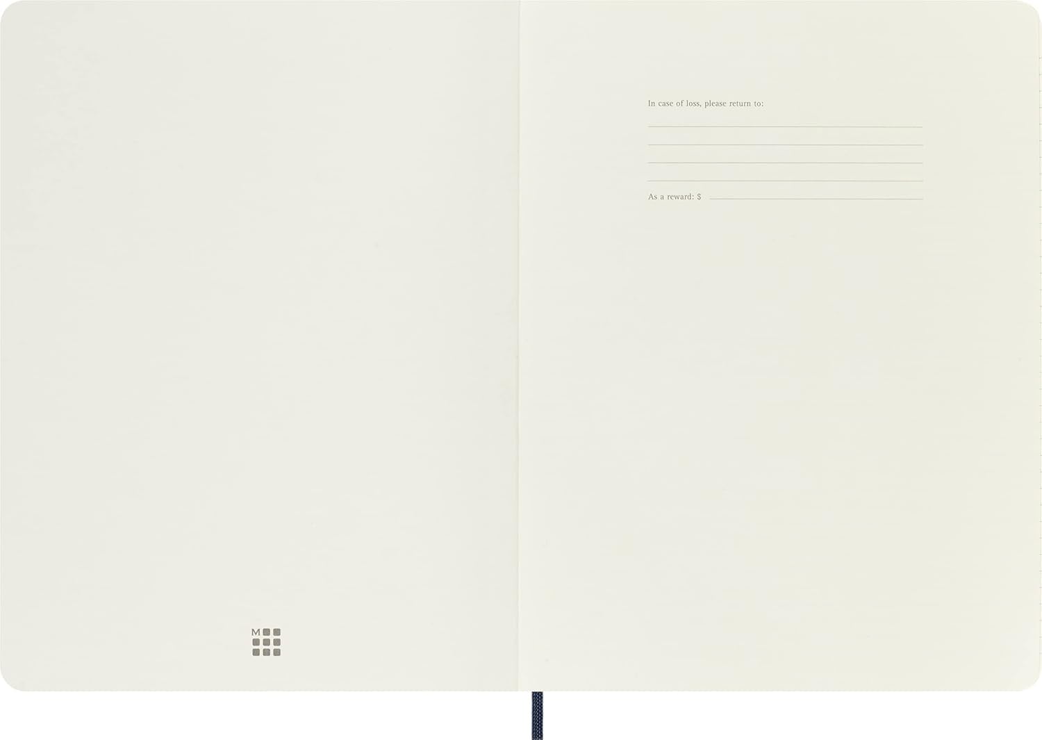 moleskine-classic-notebook-xl-19x25-cm-righe-morbida-blu-zaffiro image 5