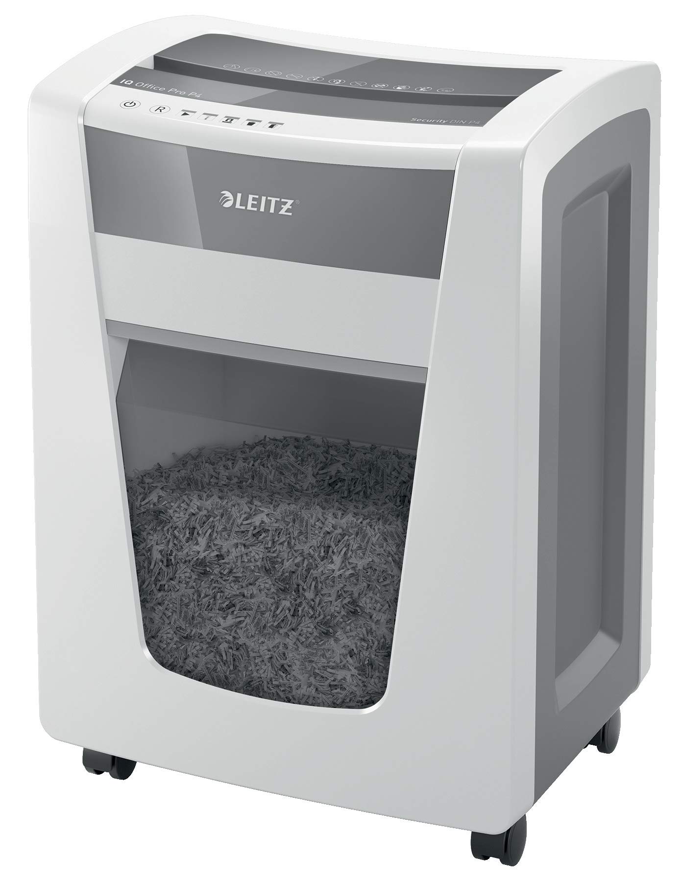 leitz-iq-office-pro-80062000-distruggidocumenti-p4-20-fogli-30l-bianco image 1