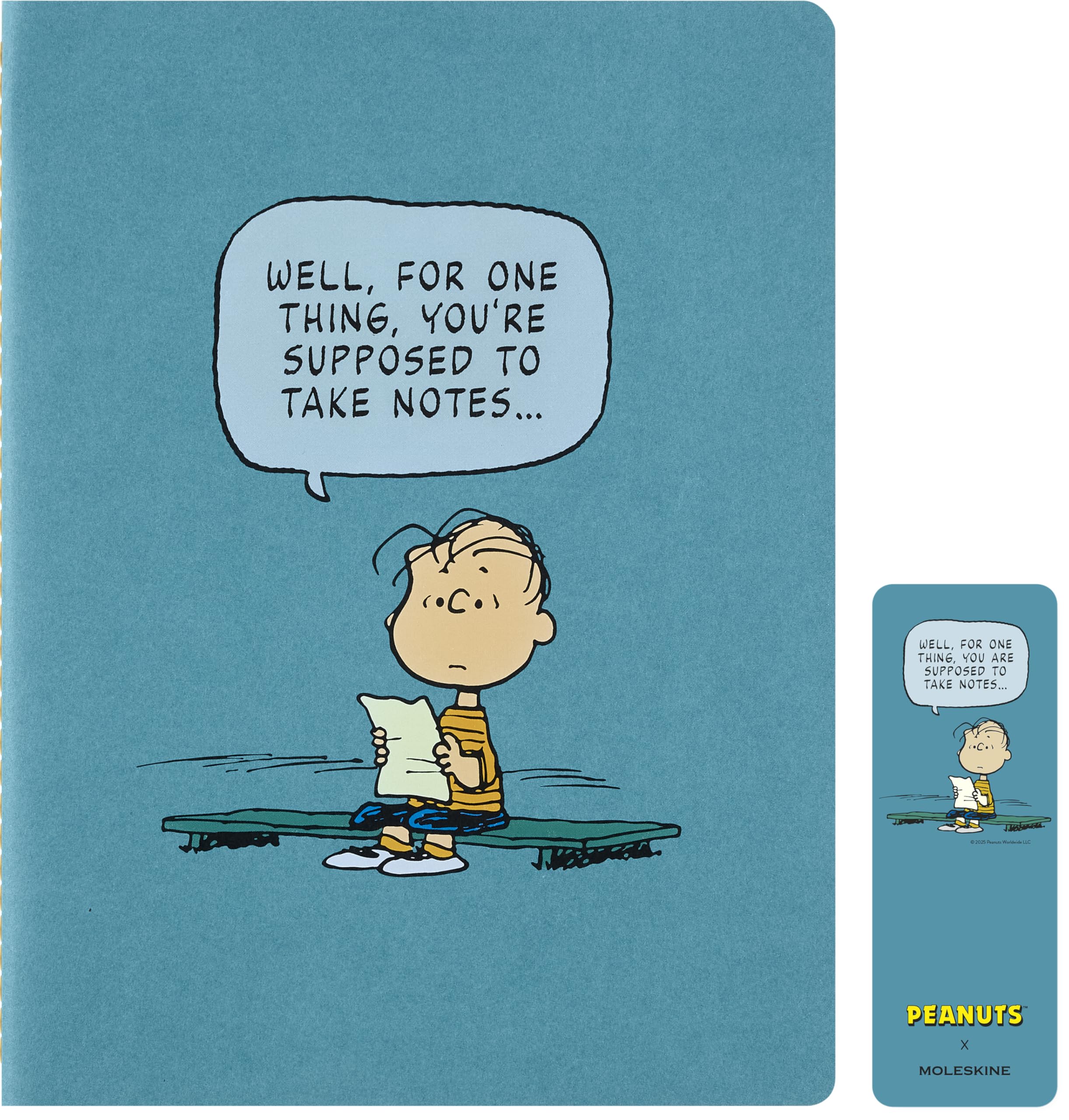 moleskine-peanuts-cahier-journal-a-righe-xl-19-x-25-cm image 1