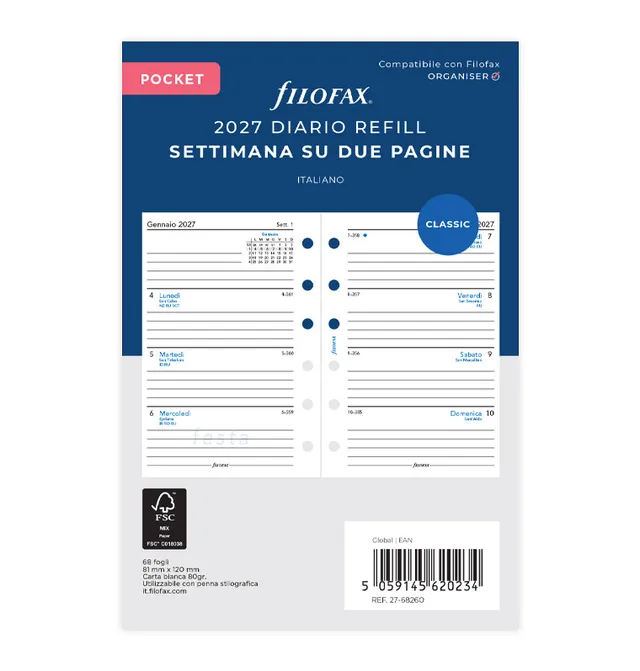 filofax-calendario-1-settimana-su-2-pagine-pocket-italiano-2027 image 1