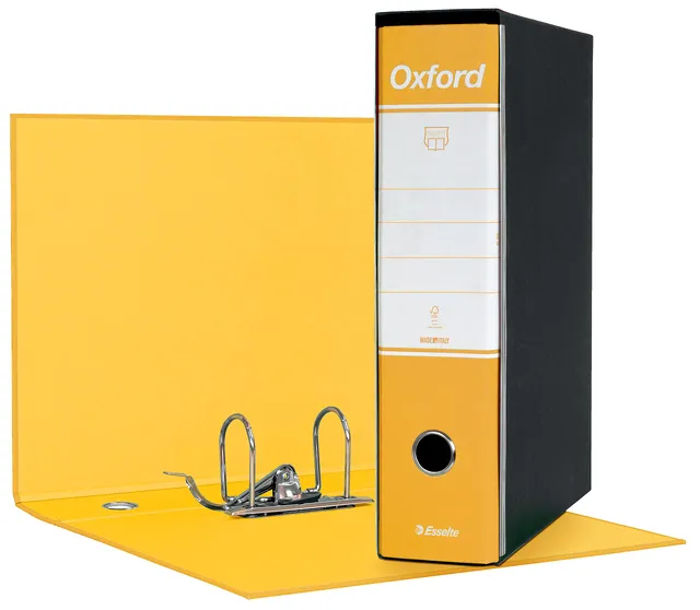 esselte-g85-oxford-registratore-protocollo-dorso-8-cm-giallo image 1