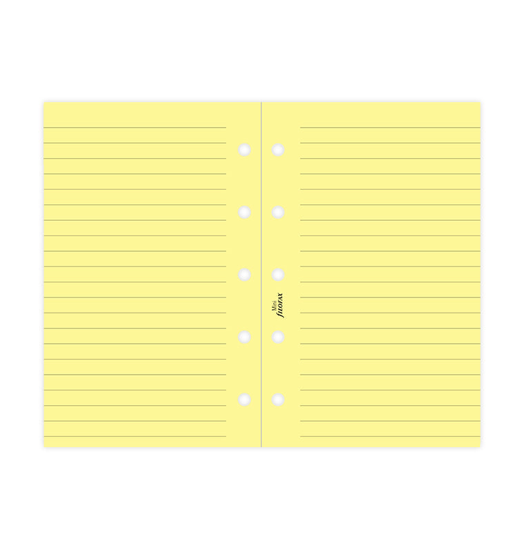 filofax-fogli-a-righe-gialli-mini-20-fogli image 5
