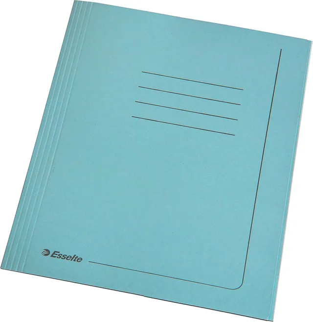 esselte-manilla-cartelline-3-lembi-a4-espandibili-azzurro-25-pezzi image 1
