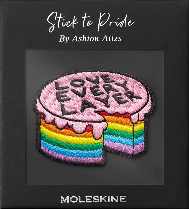 moleskine-patch-adesivo-pride-cake-love-every-layer-5x5-cm image 1
