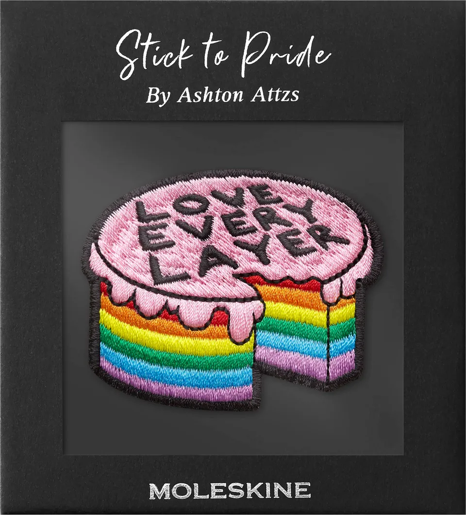 moleskine-patch-adesivo-pride-cake-love-every-layer-5x5-cm image 1