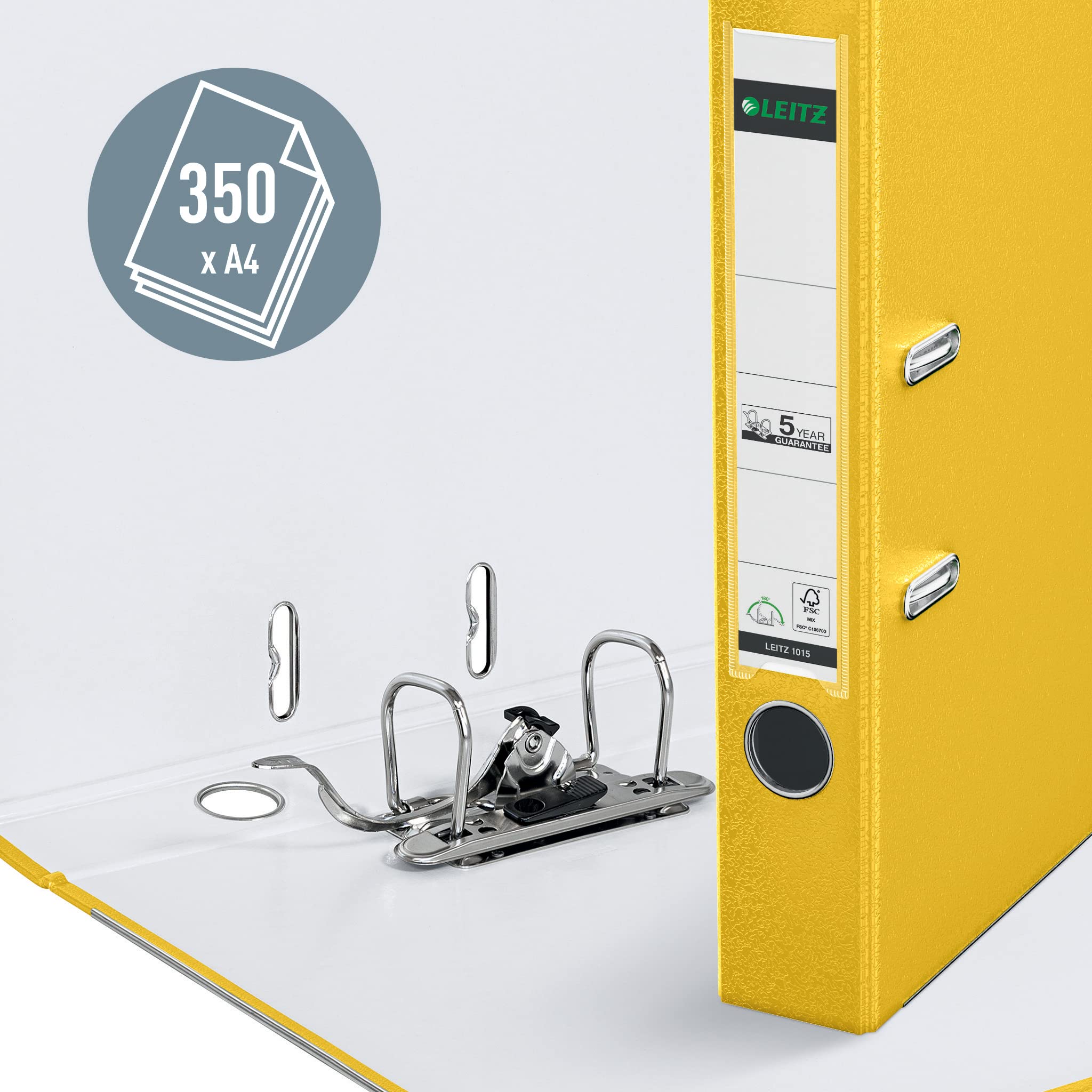 leitz-180-10155015-raccoglitore-a-leva-a4-dorso-52-mm-giallo image 3