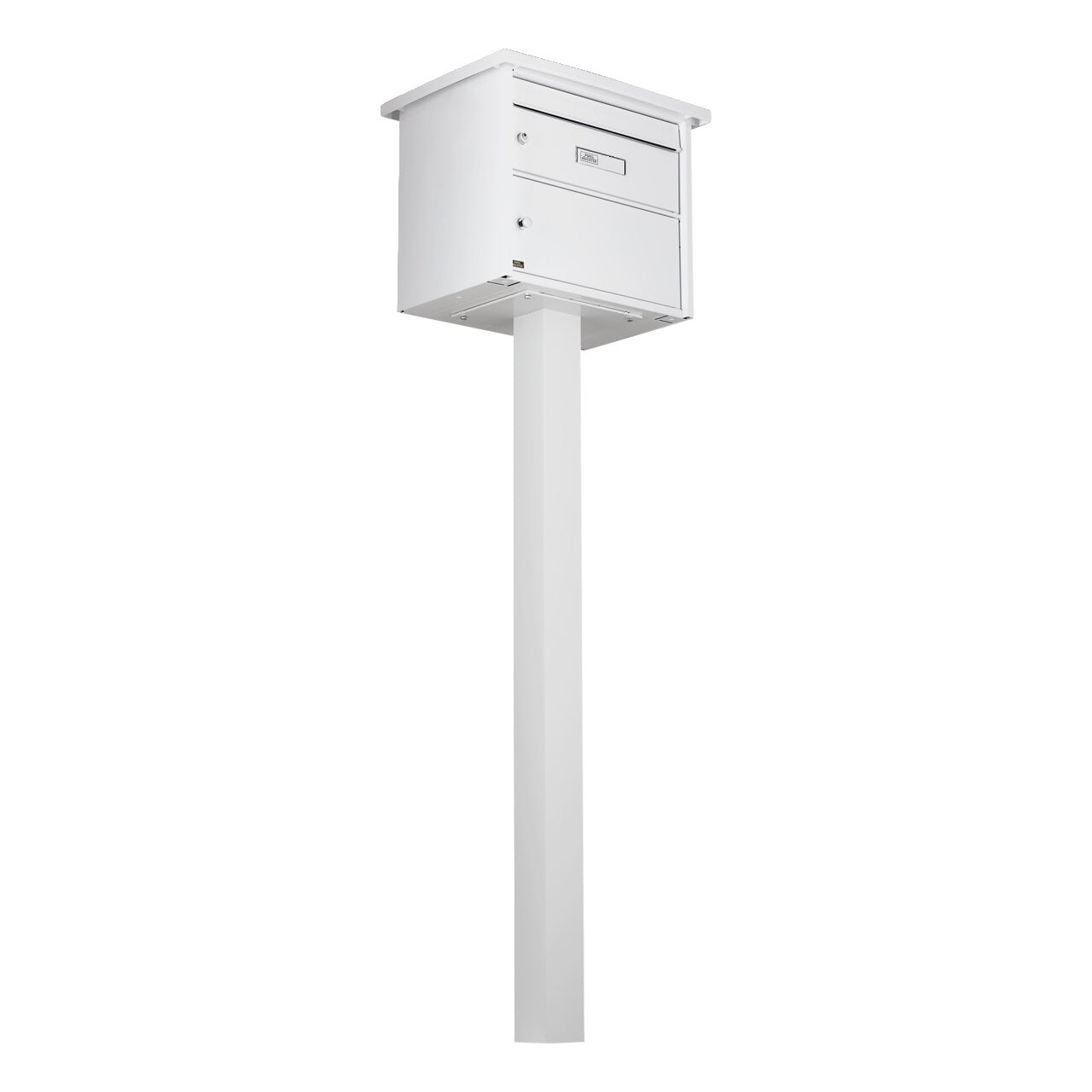 burg-w-chter-st-nder-est-1-supporto-in-acciaio-bianco-per-cassetta-postale image 6