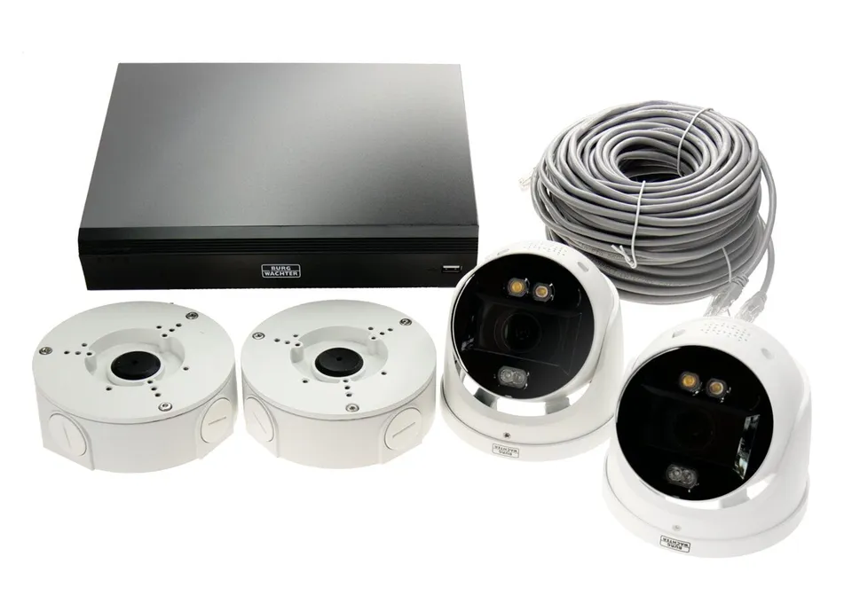 burg-w-chter-4k-royalnight-set-kit-videosorveglianza-8-canali-con-2-telecamere image 1