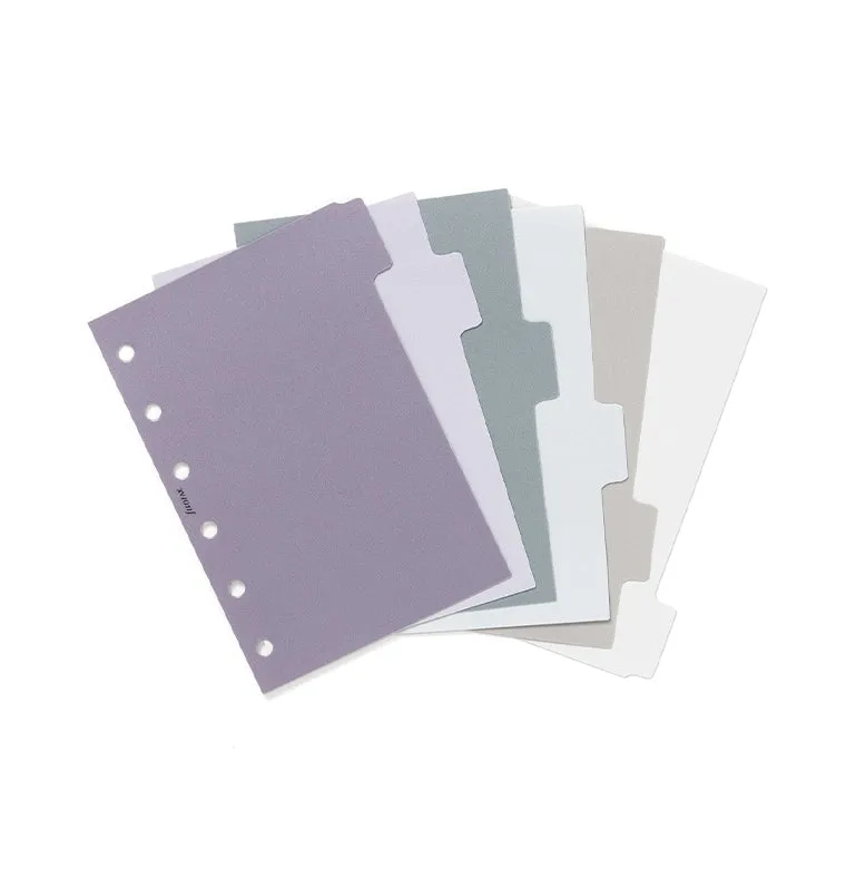 filofax-norfolk-divisori-pocket-per-organiser-e-clipbook-set-6-pezzi image 1