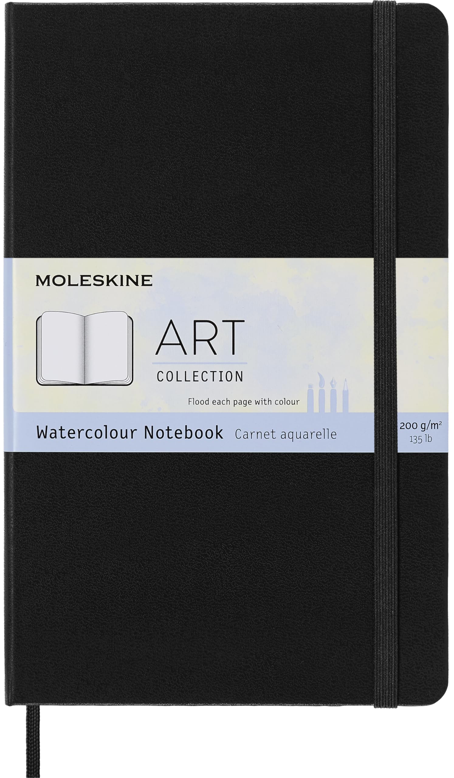 moleskine-art-watercolour-sketchbook-a4-21x29-7-cm-copertina-rigida-nera-60-pagi image 6