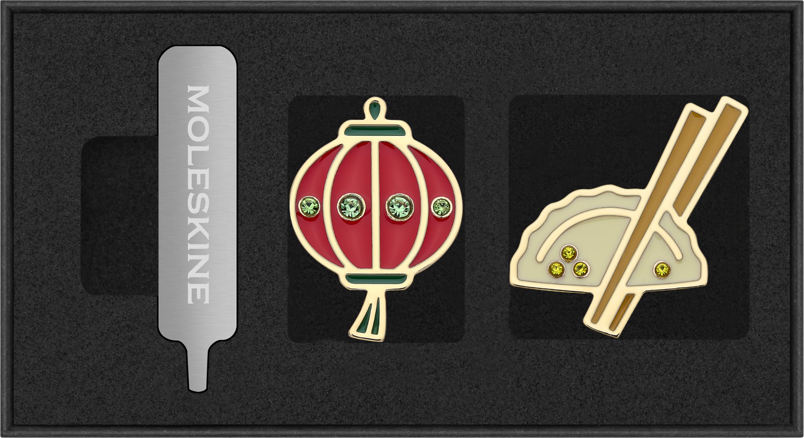 moleskine-pins-paesi-parigi-croissant-e-champagne-set-2-pezzi image 7