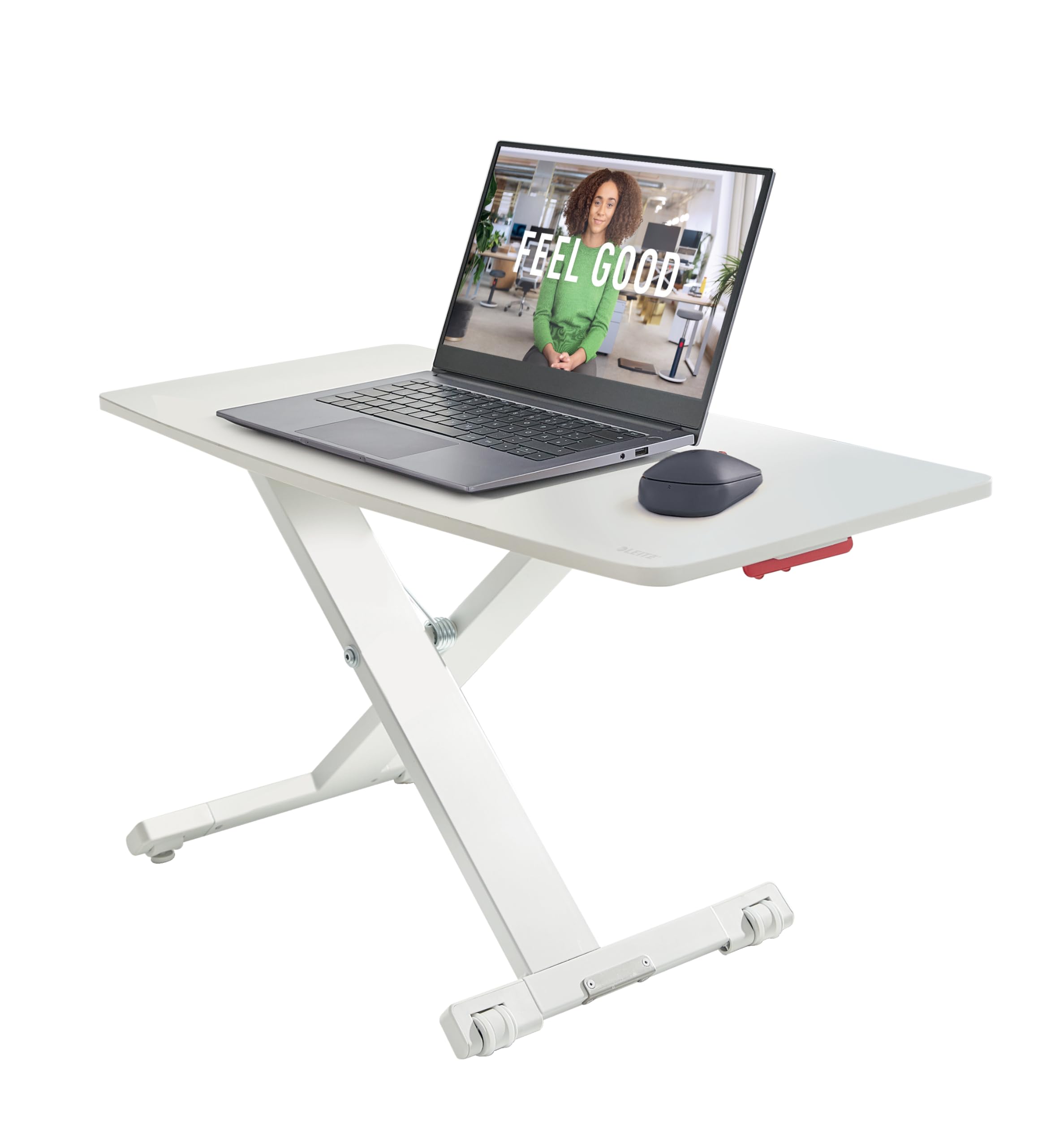 leitz-ergo-cosy-scrivania-salvaspazio-regolabile-80-x-42-cm-bianco-grigio image 6
