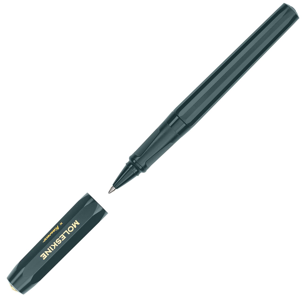 moleskine-x-kaweco-penna-stilografica-abs-pennino-m-oro-con-cartuccia-blu-nero image 7