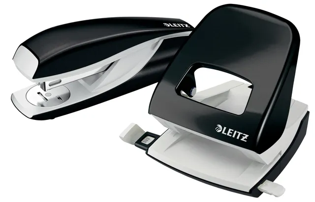 leitz-wow-set-cucitrice-perforatore-30-fogli-nero-50951095 image 1