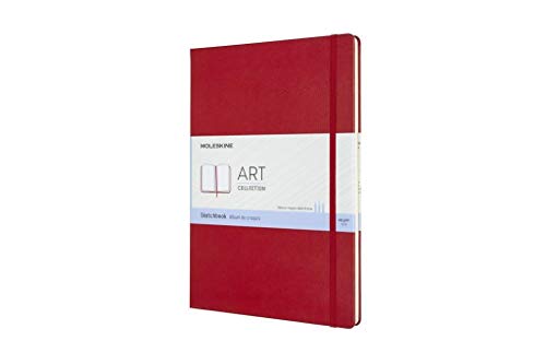 moleskine-art-sketchbook-album-a4-rosso-scarlatto-96-pagine image 6