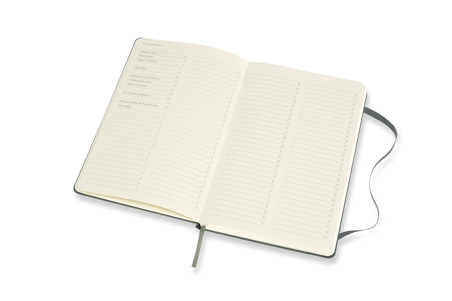 moleskine-pro-notebook-large-13x21-cm-verde-bosco-copertina-rigida image 6