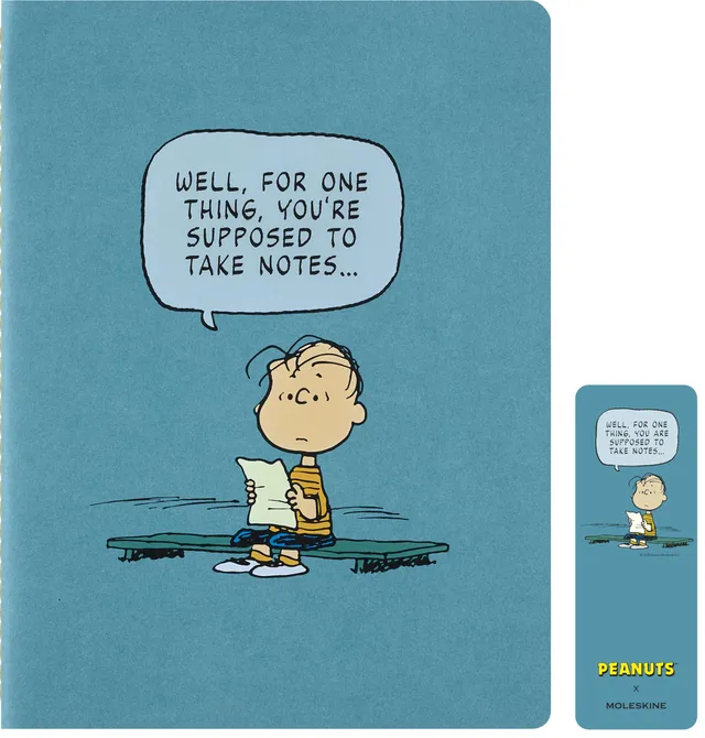 moleskine-peanuts-cahier-journal-a-righe-xl-19-x-25-cm image 1