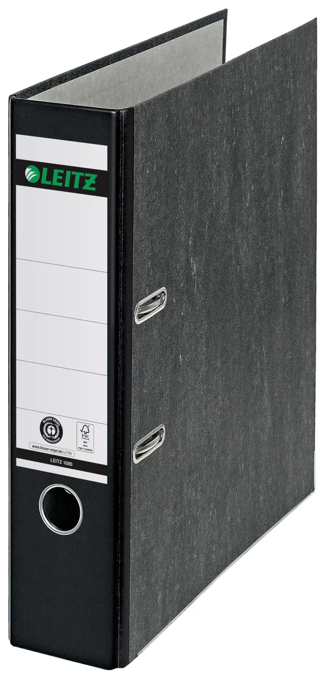 leitz-registratore-180-standard-dorso-8-cm-nero-10805095 image 1
