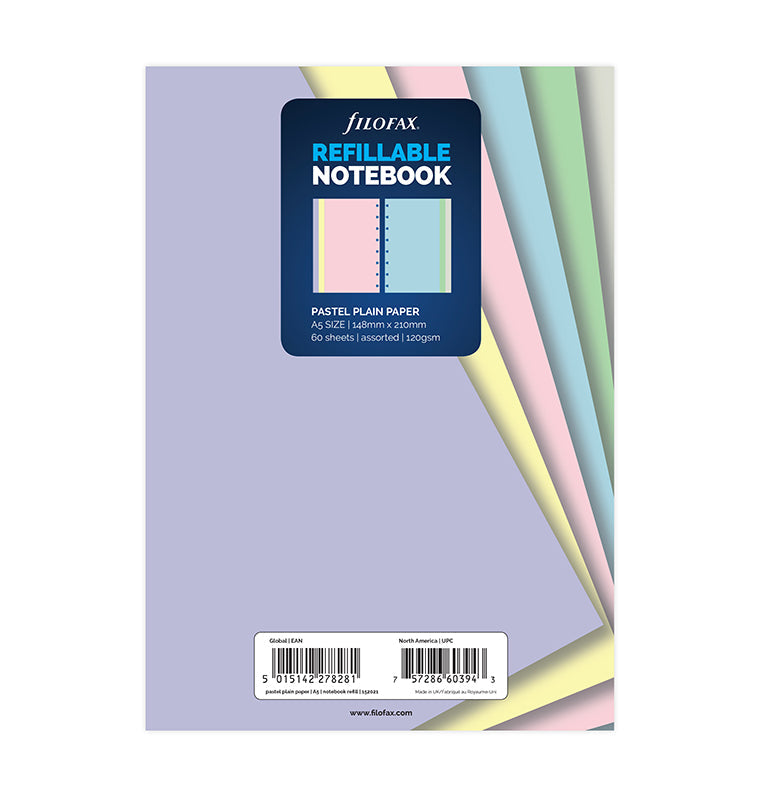 filofax-notebook-refill-a5-neutri-pastello image 1