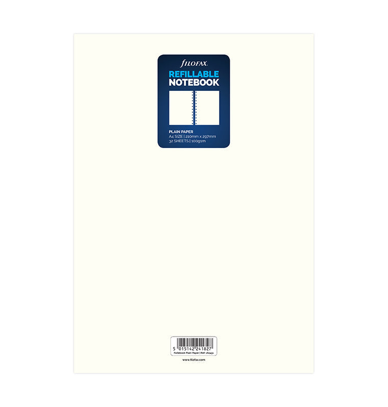 filofax-notebook-refill-fogli-bianchi-a4 image 1