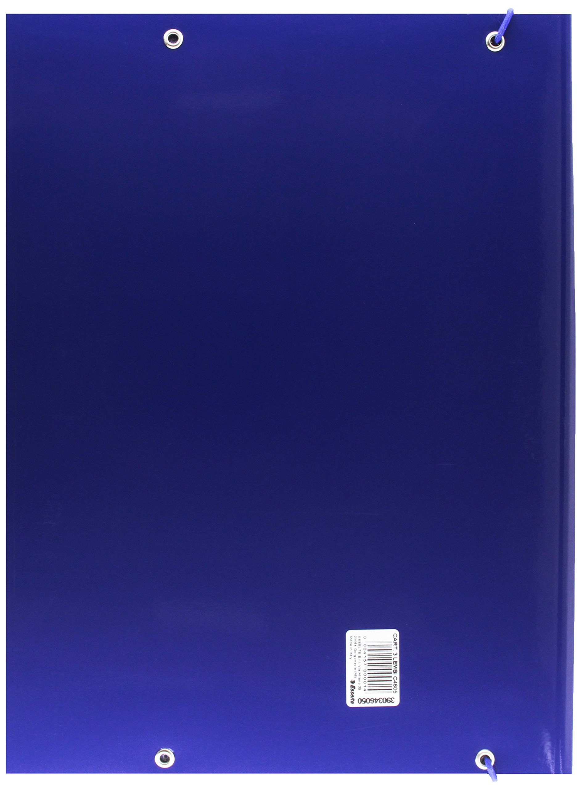 esselte-c46-cartella-3-lembi-25x35-cm-blu image 2