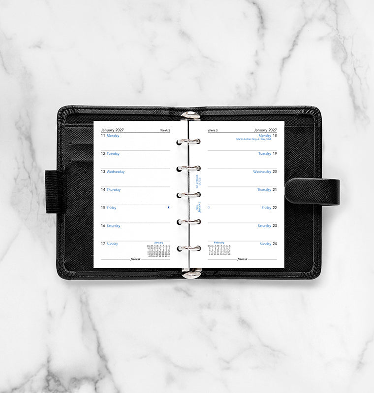 filofax-refill-calendario-1-settimana-per-pagina-mini-2027-inglese image 3